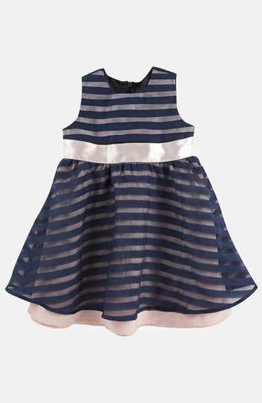 Andy & Evan Party Dress (Baby Girls) in Navy