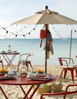 Pottery Barn GLOBE STRING LIGHTS beach 4th of july