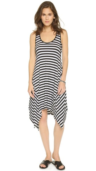 ONE by SEN Stripe Britt Dress in Black and White