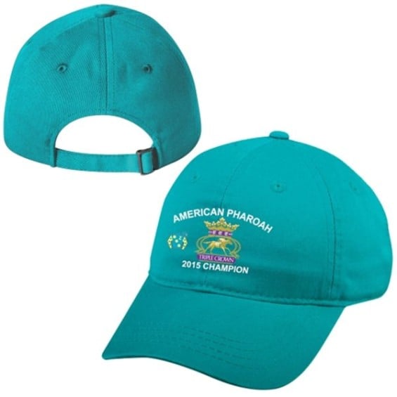 American Pharoah Teal 2015 Triple Crown Champion Adjustable Hat