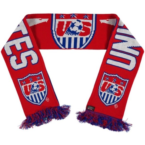 Red/Blue USA Soccer Dueling Eagles Scarf