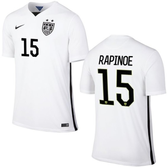 Nike USA Megan Rapinoe Mens Home Replica Jersey - White