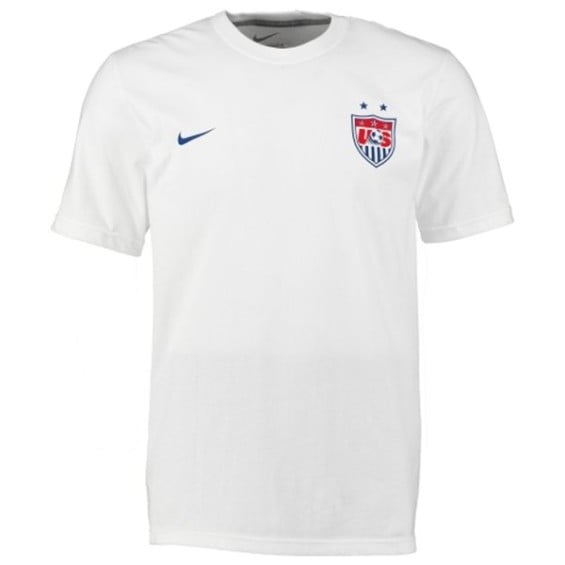 Nike USA White Crest and Swoosh T-Shirt Fifa women's world cup canada 2015