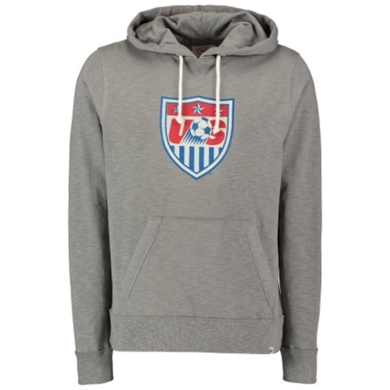 '47 Brand USA Gray Slugger Hoodie US Women's National Team. FiFA Women's World Cup Canada 2015