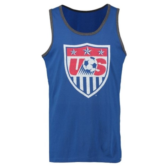 '47 Brand US Soccer Blue Till-Dawn Flanker Tank Top