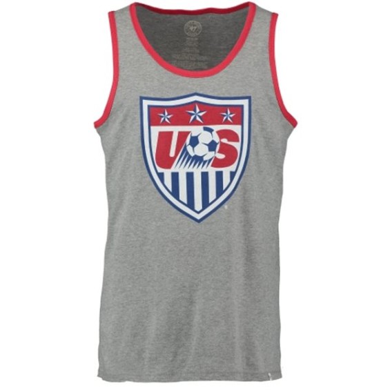US Soccer '47 Brand Gray Till Dawn Flanker Tank Top