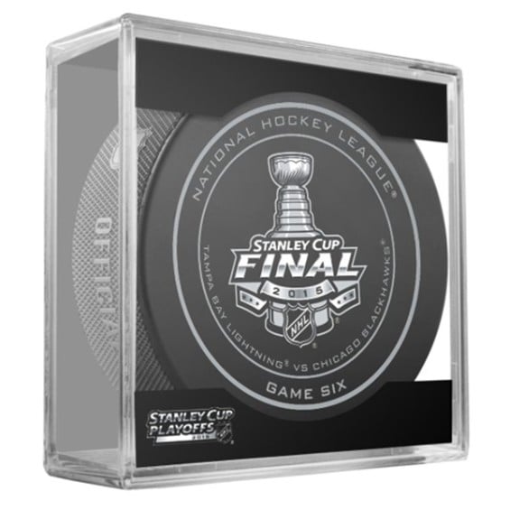 Chicago Blackhawks vs. Tampa Bay Lightning 2015 Stanley Cup Game 6 Puck