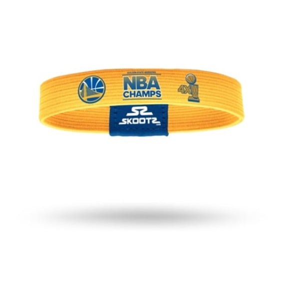 Skootz Golden State Warriors Gold 2015 NBA Finals Champions Locker Room Bandz