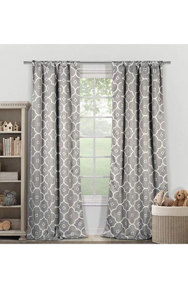 LALA + BASH 'Ginger' Window Panels in Grey/White