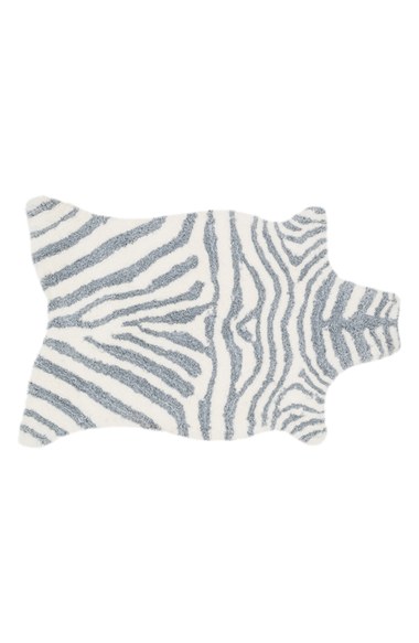 LOLOI Zebra Stripe Rug in Ivory/Silver. Nordstrom