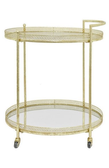 Three Hands Mirrored Metal Bar Cart. Nordstrom Anniversary Sale 