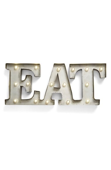 CREATIVE CO-OP 'EAT' LED Marquee Sign