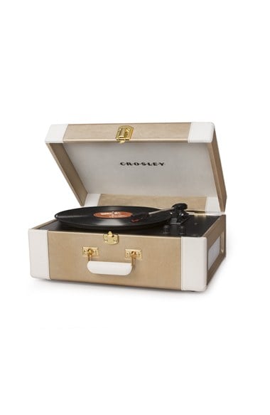 Crosley Radio 'Keepsake' Portable USB Turntable in Gold