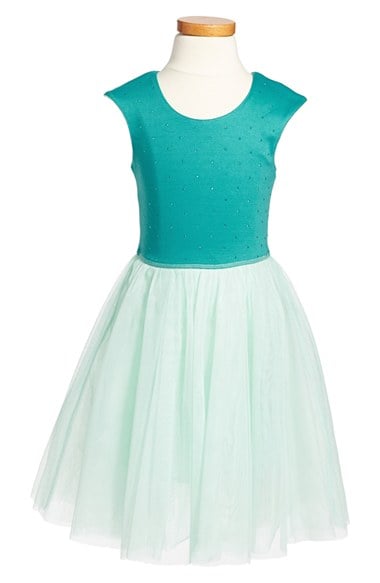 Mignone Sleeveless Mesh Tutu Dress (Toddler Girls, Little Girls & Big Girls) in Mint