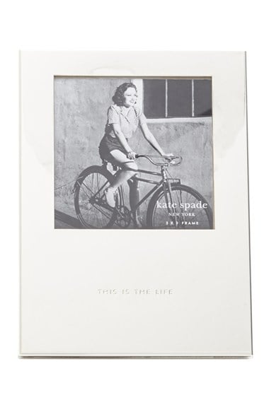 kate spade new york 'picture perfect' this is the life picture frame
