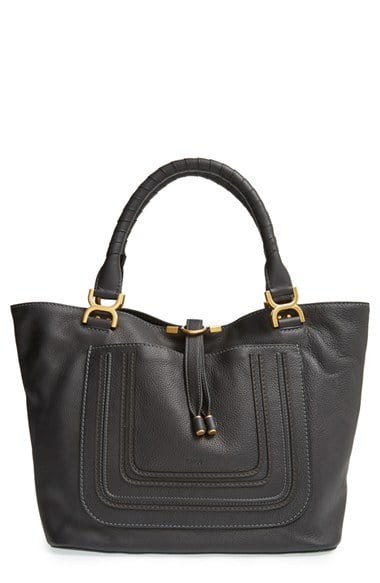 Chloe Marcie New Leather Tote in Black. Nordstrom Anniversary Sale