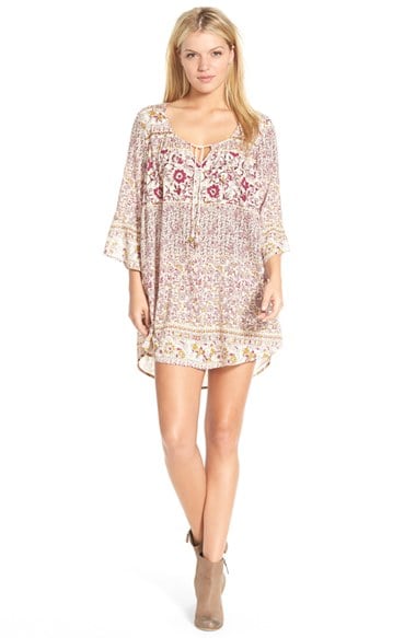 Billabong 'Take Me Away' Print Dress in White Cap