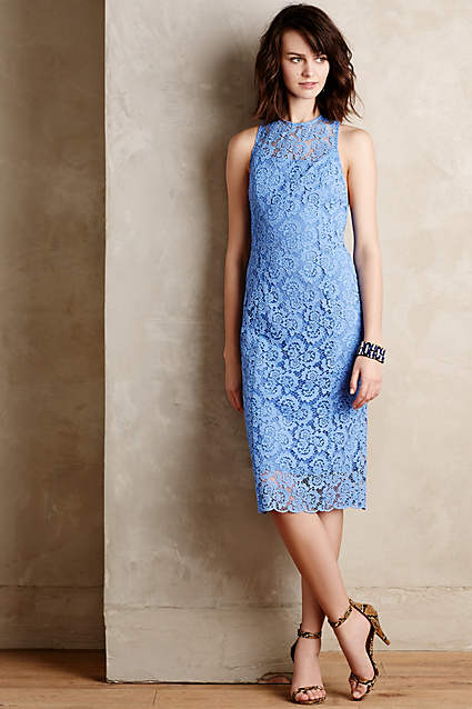 Crossback Laced Sheath by Nanette Lepore