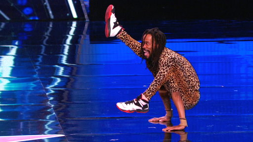 Watch America's Got Talent Season 10 Episode 6: Contortionist Tylonthe1 leaps over Nick and Mel B to shock the judges!