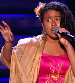 Video: America's Got Talent season 10 episode 8: Judge Cuts. 13 year old singer Alondra Santos sings "Cucurrucucu Paloma" beautifully!