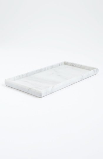 Waterworks Studio 'Luna' White Marble Tray (Online Only) in White