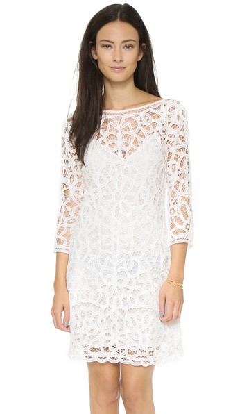 BB Dakota Leigh Dress in Ivory lace dresses