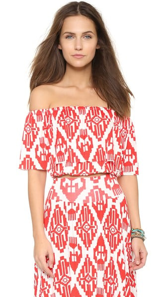 CLAYTON Molly Top in Vermillion Tribal