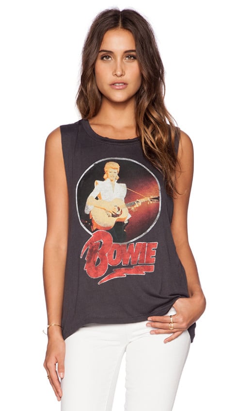 BOWIE ROCK MUSCLE TANK By DAYDREAMER in Coal
