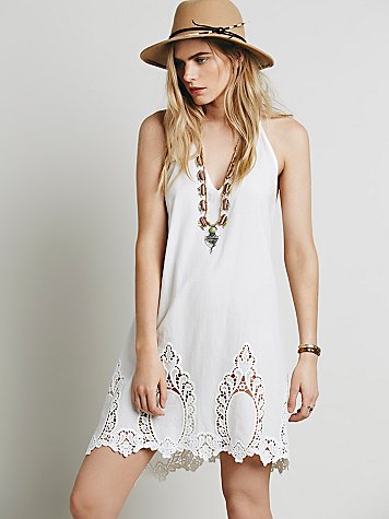 Free People Easy Livin Slip in Alabaster