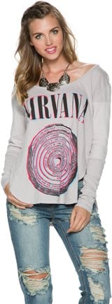TRUNK LTD NIRVANA SIDELINE LS WONDER TEE