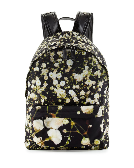 Givenchy Baby's Breath Printed Large Backpack, Black/Multi