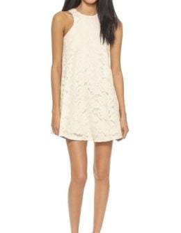 J.O.A. Lace Tented Dress in Natural
