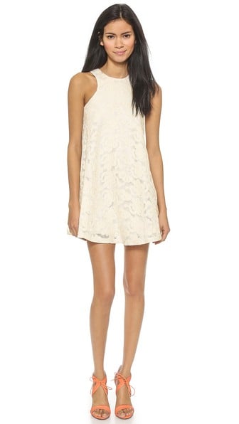 J.O.A. Lace Tented Dress in Natural