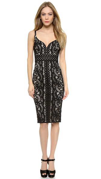 Lover Poppy Sweeheart Dress in Black Shopbop lace dresses for summer
