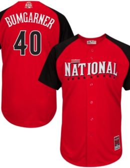 Men's Majestic Madison Bumgarner Red San Francisco Giants 2015 All-Star Game Player Jersey