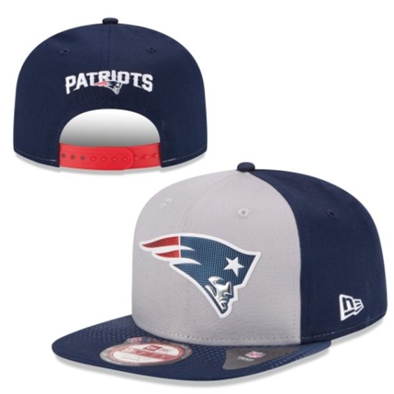 New Era New England Patriots Youth Gray 2015 NFL Draft Original Fit 9FIFTY Adjustable Hat