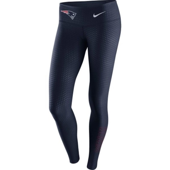 Nike New England Patriots Women's Navy Stadium Legend 2.0 Tight Performance Pants