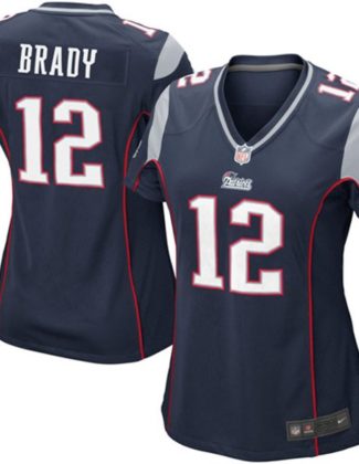 Nike Tom Brady New England Patriots Women's Navy Blue Game Jersey