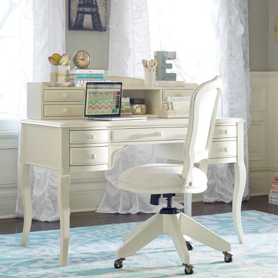 Pottery Barn Teen Lilac Desk & Hutch