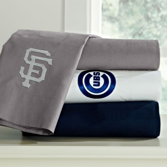 Pottery Barn Teen MLB™ Organic Sheet Set San Francisco Giants