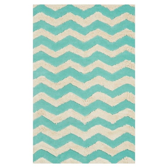 Pottery Barn Teen Shaggy Chevron Rug