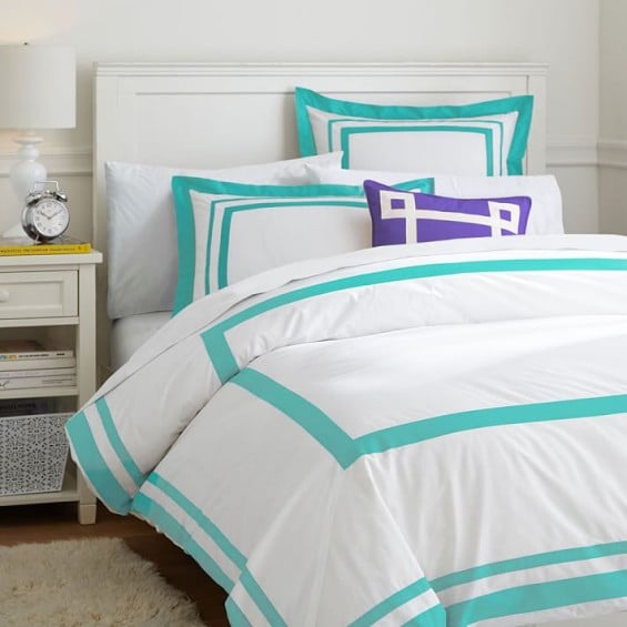 Pottery Barn Teen Suite Organic Duvet Cover + Sham
