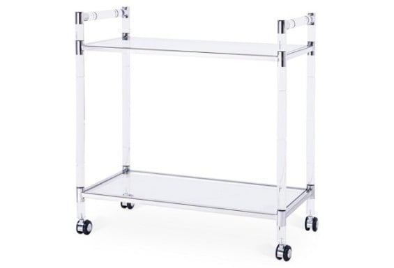 Bronson Bar Trolley in Silver