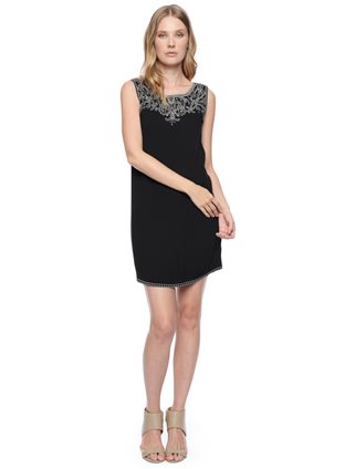Ella Moss RICA SHIFT DRESS in Black