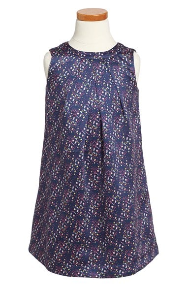 Ruby & Bloom Print Shift Dress Toddler Girls, Little Girls & Big Girls in Navy Denim Diagonal Ditsy