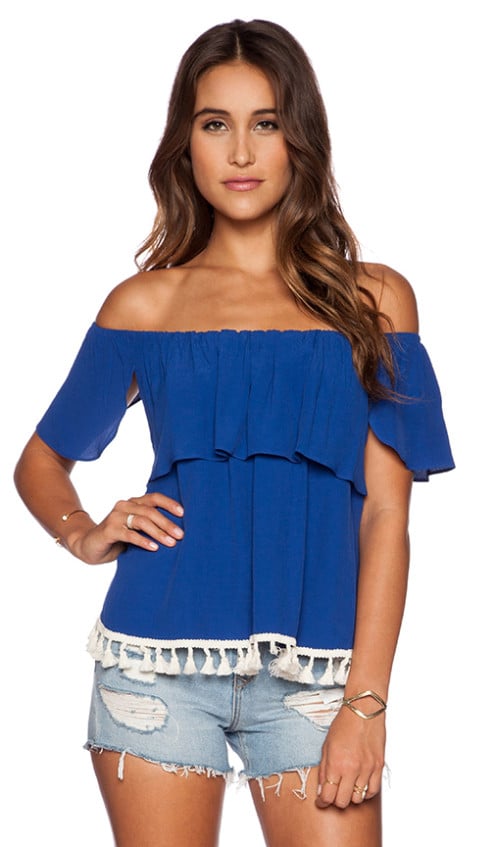 OFF SHOULDER TOP By T-BAGS LOSANGELES in Royal Blue