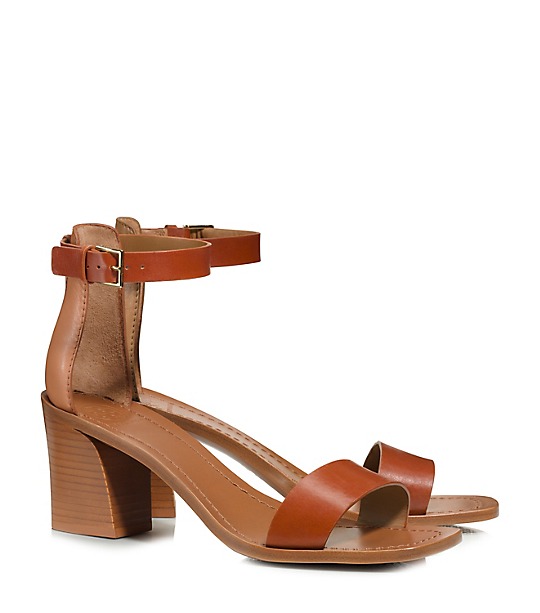 Tory Burch LEXINGTON SANDAL in RUST/NATURAL BLUSH