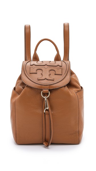 Tory Burch All T Backpack in Bark