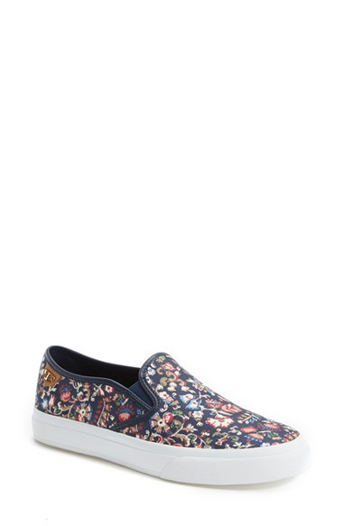 Tory Burch 'Hanover' Floral Print Slip-On Sneaker (Women) (Nordstrom Exclusive)