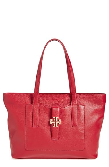 Tory Burch 'Plaque' Tote in Kir Royale. Nordstrom